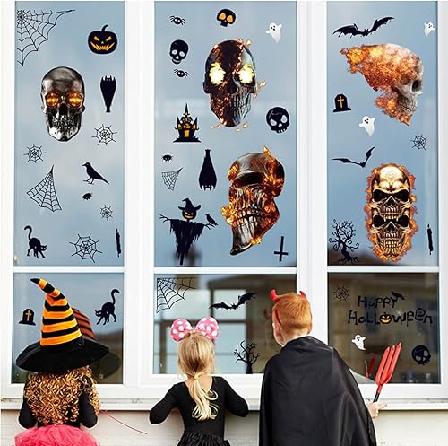 Miniatura 2 de Decoración de pared de murciélago de Halloween, 12 unidades, calcomanías de murciélago negro 3D, decoraciones de Halloween, reutilizables,