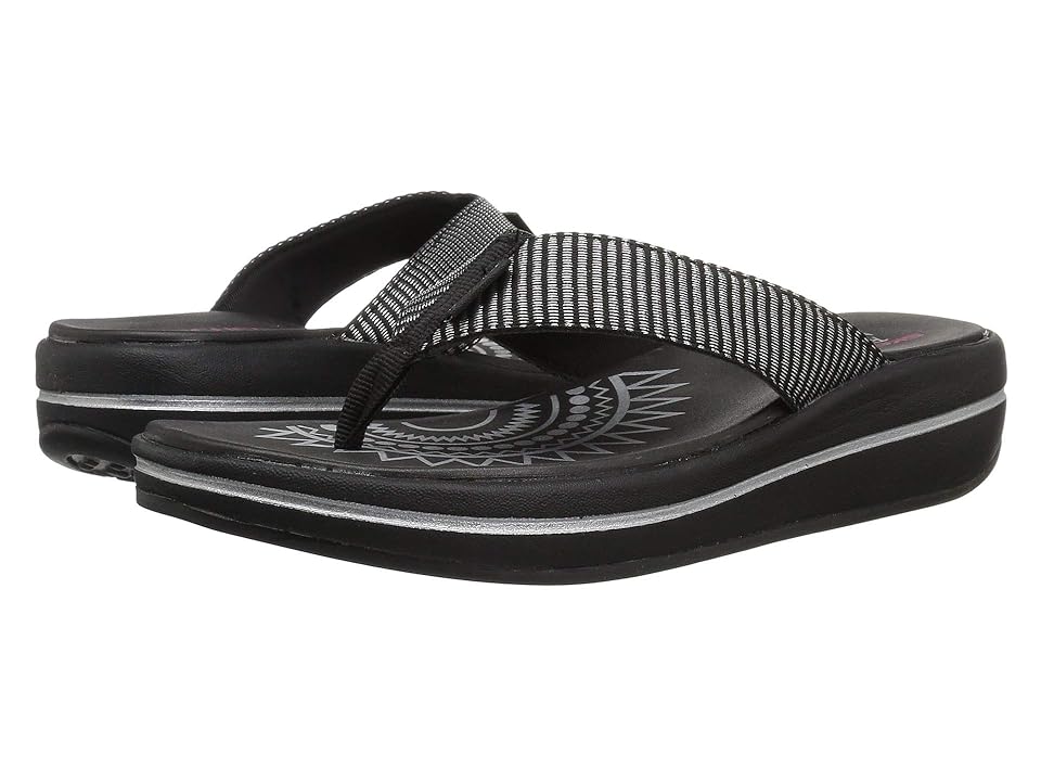 

SKECHERS Upgrades - Sailin' (Black/Silver) Women's Shoes