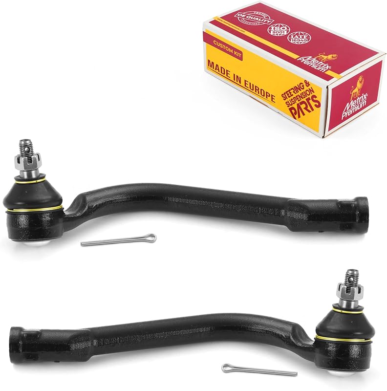 Metrix Premium Chassis Parts Outer Tie Rod End Kit Fits Hyundai Azera 12-17 | Tucson 10-17, Sonata 11-15, Kia Optima 11-16, Sportage, Cadenza 14-16, Front, ES800717, ES800718, Left & Right