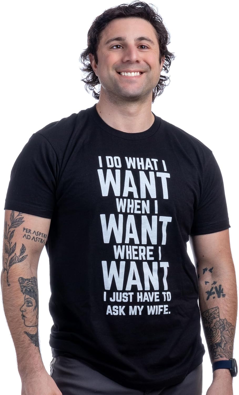 Funny Husband, Boyfriend Tee Shirt, Sarcastic Saying Humor Joke T-Shirt for Men - Image 2