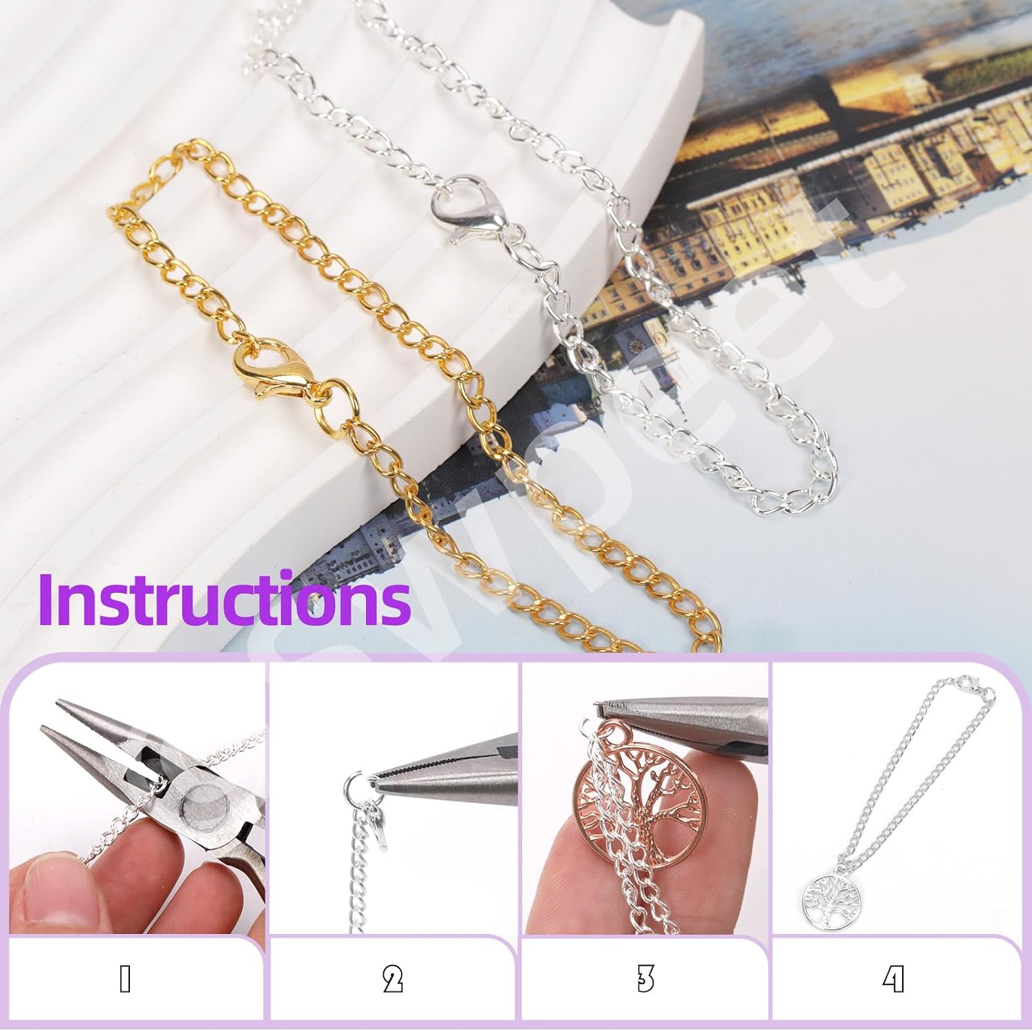 Swpeet Jewellery chains for jewellery making