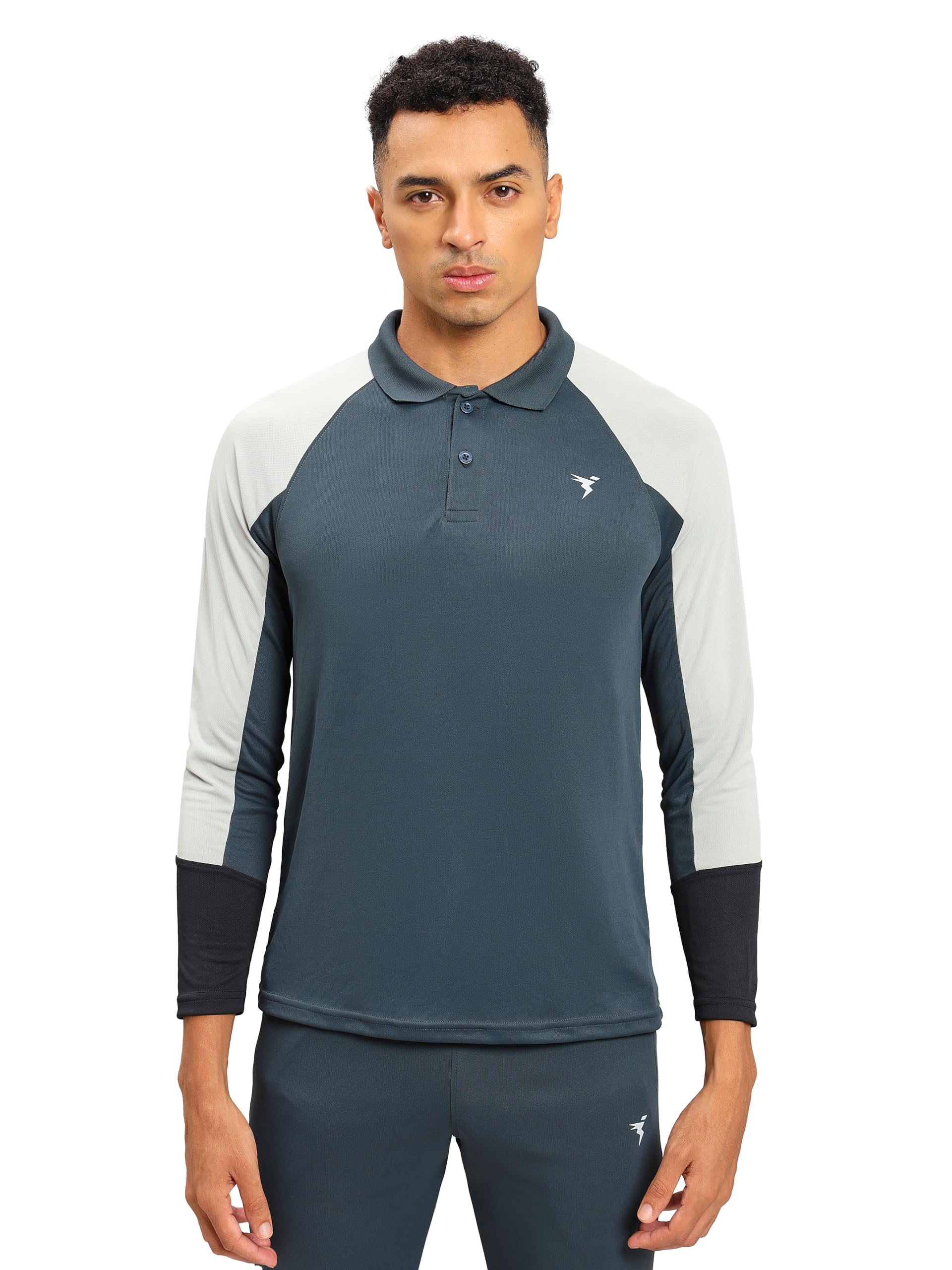 TECHNOSPORT Men's 100% Polyester Regular Fit T-Shirt