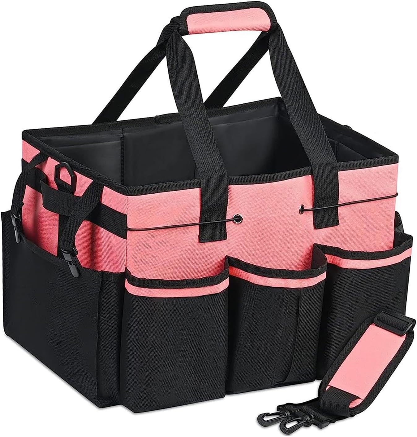 Cleaning Tool Organizer Cleaners Multipurpose Portable Cleaning Supplies Bag Pink | Home & Garden | Tools | Tool Boxes Belts & Storage | Bags Belts & Pouches