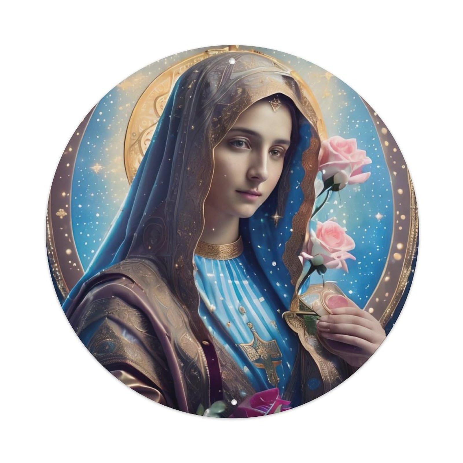 The Great Virgin Mary Religious Metal Tin Sign