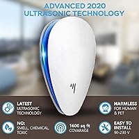 Vista 5 de Ultrasonic Pest Repellent(6 Pack), 2023 Newest Electronic Pest Repeller Indoor Plug in Bug Repellent for Pest Control Mosquito, Spider, Mice, Ant