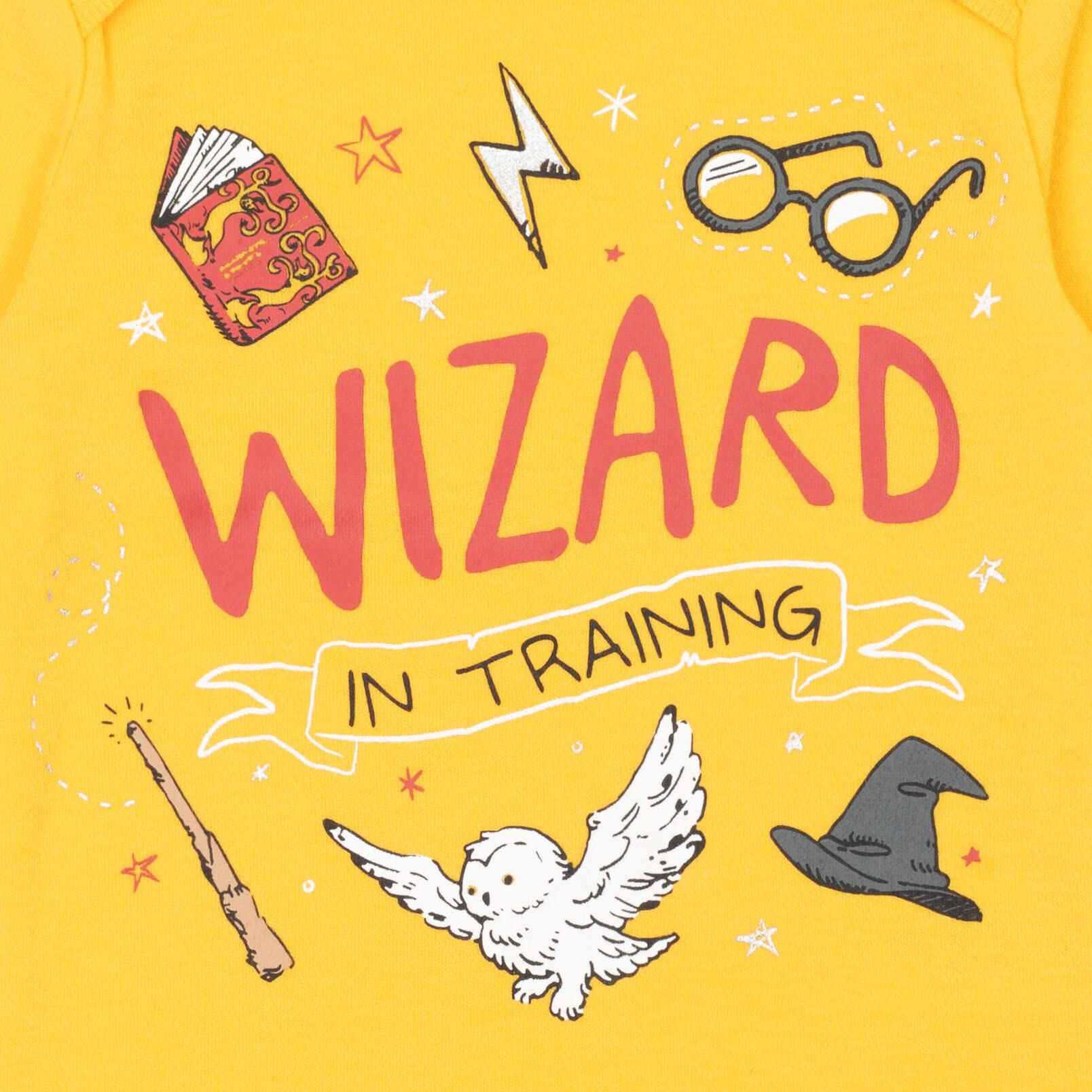 Harry Potter Hermine Baby-Bodys mit langen Ärmeln, 3er-Pack (Neugeborene)
