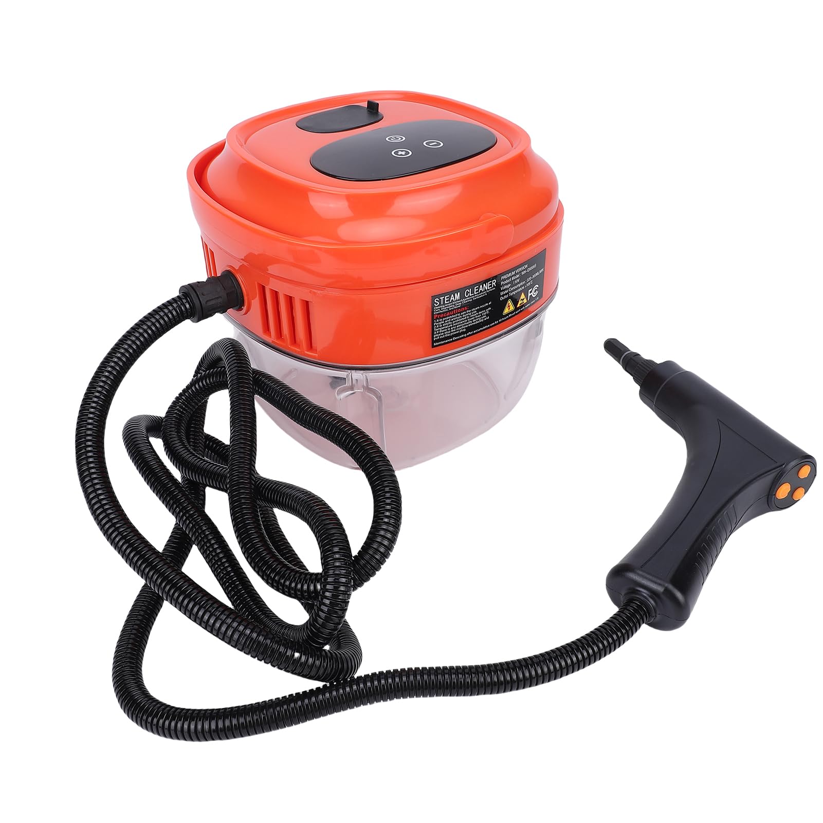 Odkurzacz parowy o mocy 1800 W Wysokotemperaturowa maszyna do czyszczenia parą ze zbiornikiem o pojemności 1700 ml Wielofunkcyjne Szybkie nagrzewanie Regulowane ustawienia (EU Plug 220V)