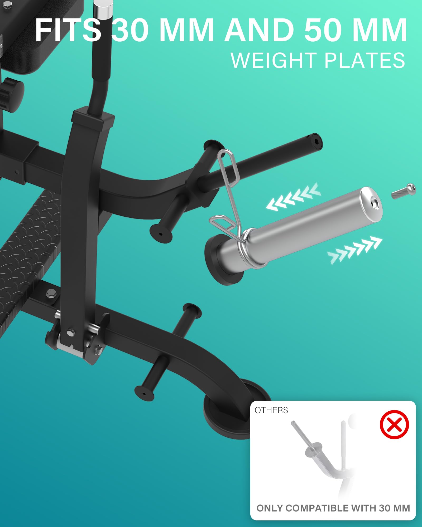 HVO Wedentrainer Wadenmaschine Sitzend: Beintrainer für Zuhause im Sitzen Bein Training Trainingsgerät Kraft-Beintrainer Seated Calf Raise Machine
