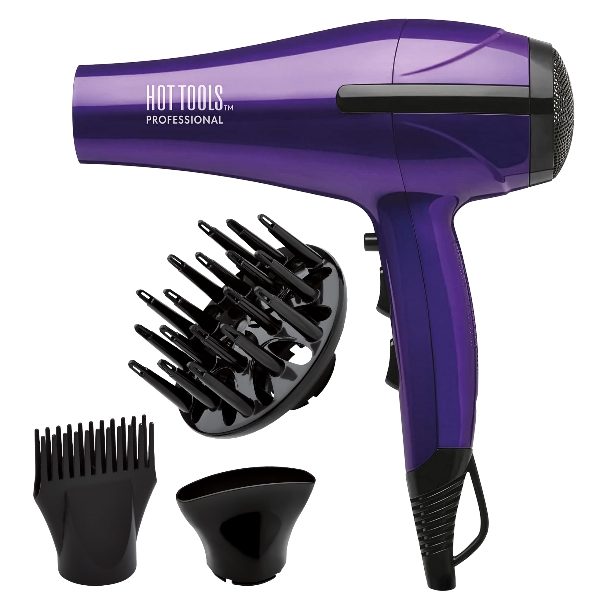 Hot Tools Turbo Ceramic Ionic Salon Dryer, 1875 Watts,Violet