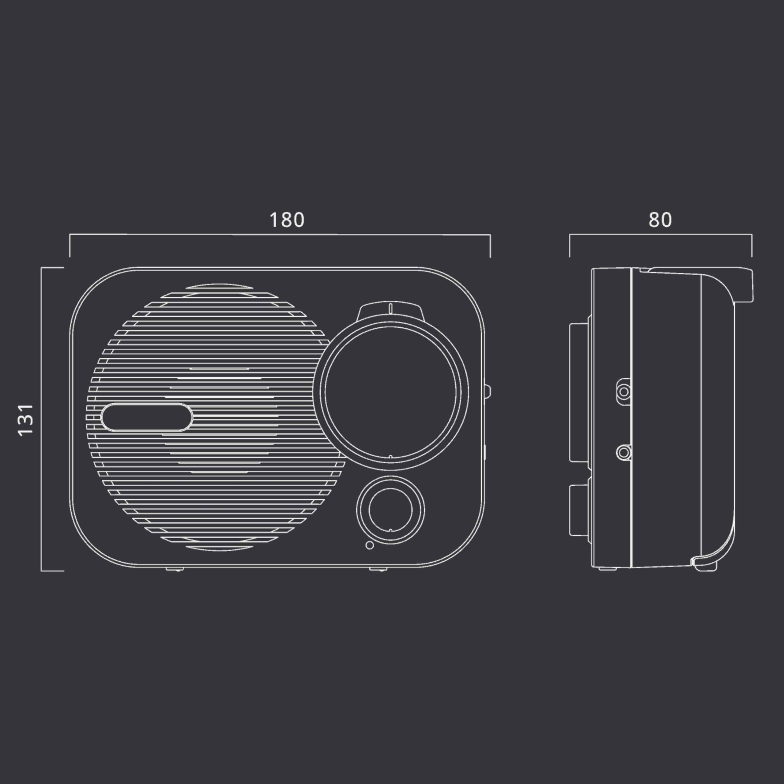 Mus M-05 VF Radio Portabl 4 Gamms D'onds Multicolor . Au