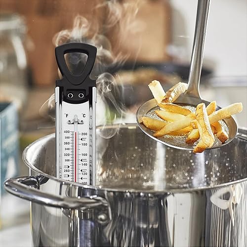 Miniatura 5 de Termómetro para hacer dulces con clip para medir la temperatura del aceite, freidora y olla de cocción,