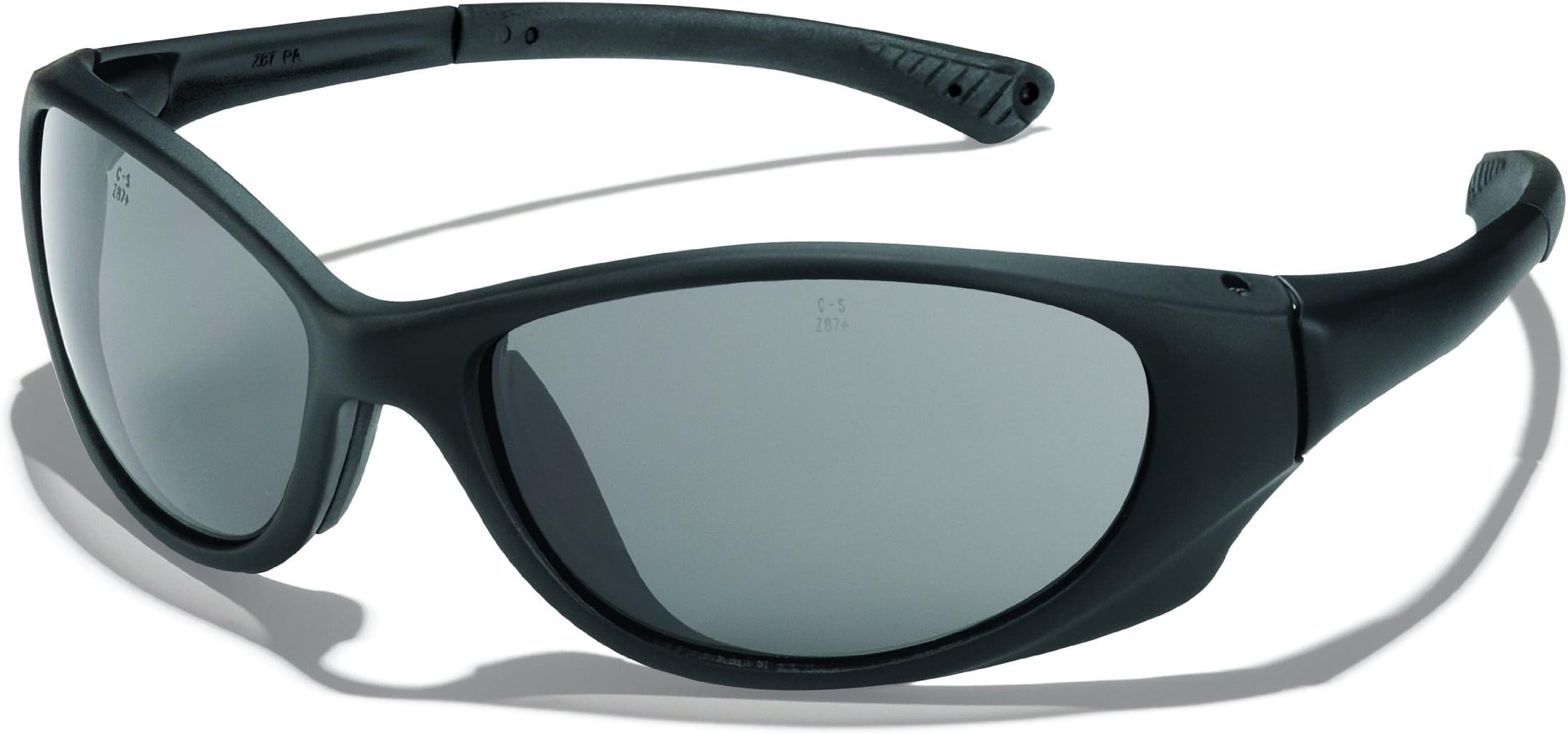 MCR SafetyPA112 Plasma Polycarbonate Dual Lens Glasses with Black Frame and Gray Lens by MCR Safety