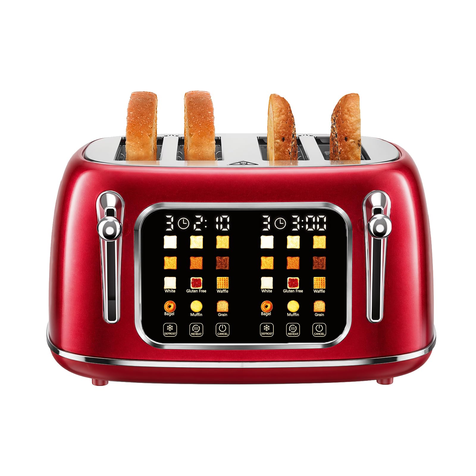 Mecity Toaster Red Pearl