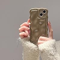 Vista 15 de FABSPARK Funda para iPhone 11, Patrón de Burbujas de Meteorito 3D Electrochapado Galvanizado con Brillos Marco Ondulado Rizado Funda Brillante, TPU