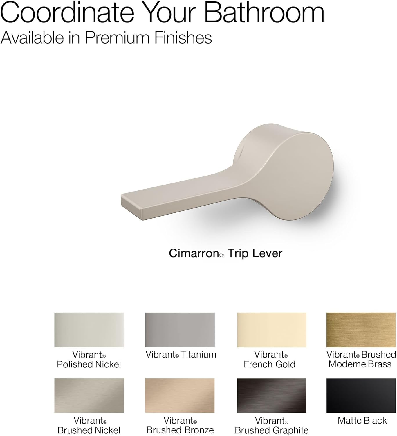 KOHLER Left-Hand Trip Lever
