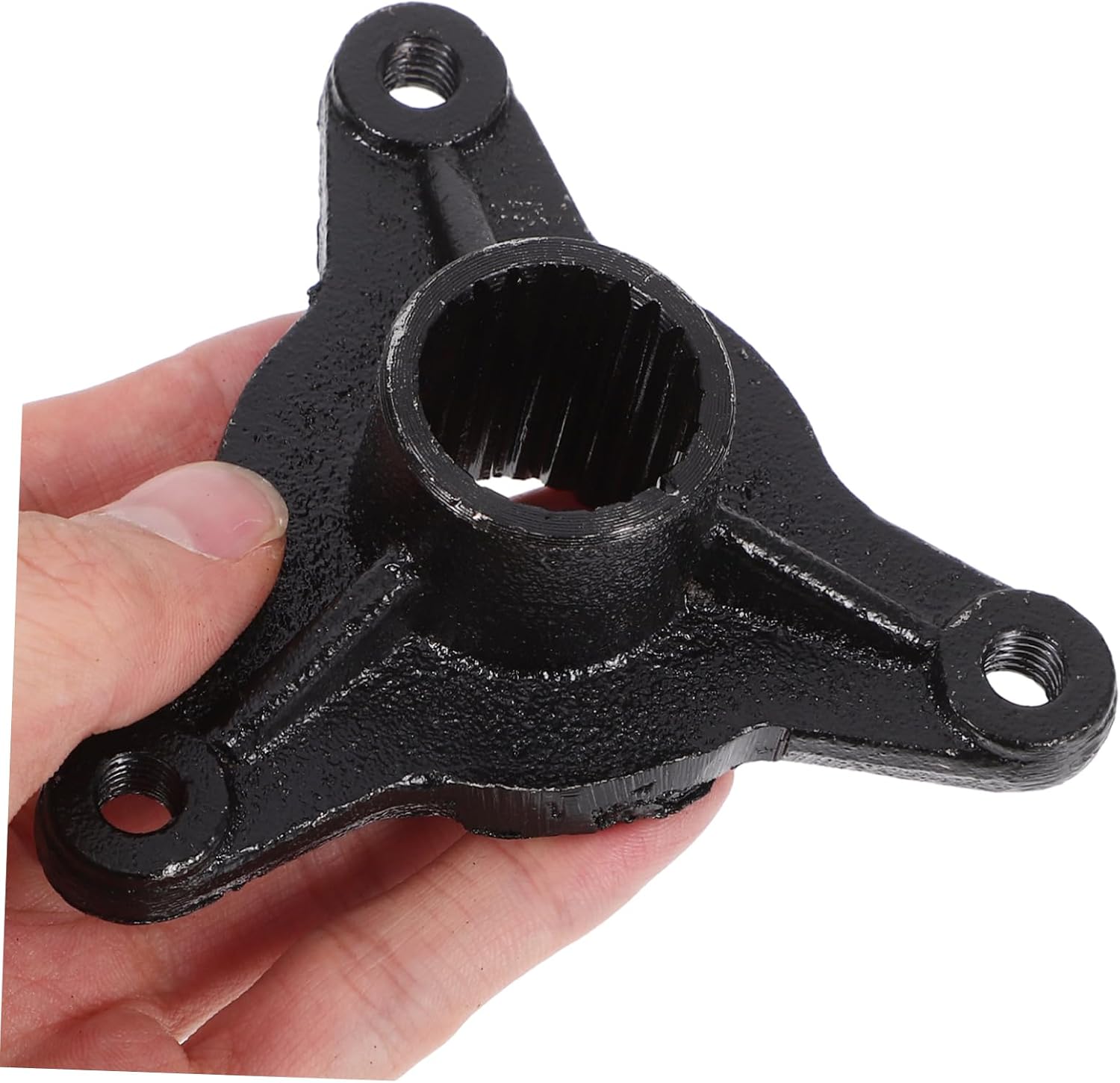 VALICLUD 2Pcs Tooth Spline Rear Axle Hub Assembly for ATV and Go Kart Easy Installation Studs Design Fit for Off Road Vehicles Durable and Reliable Replacement Accessories