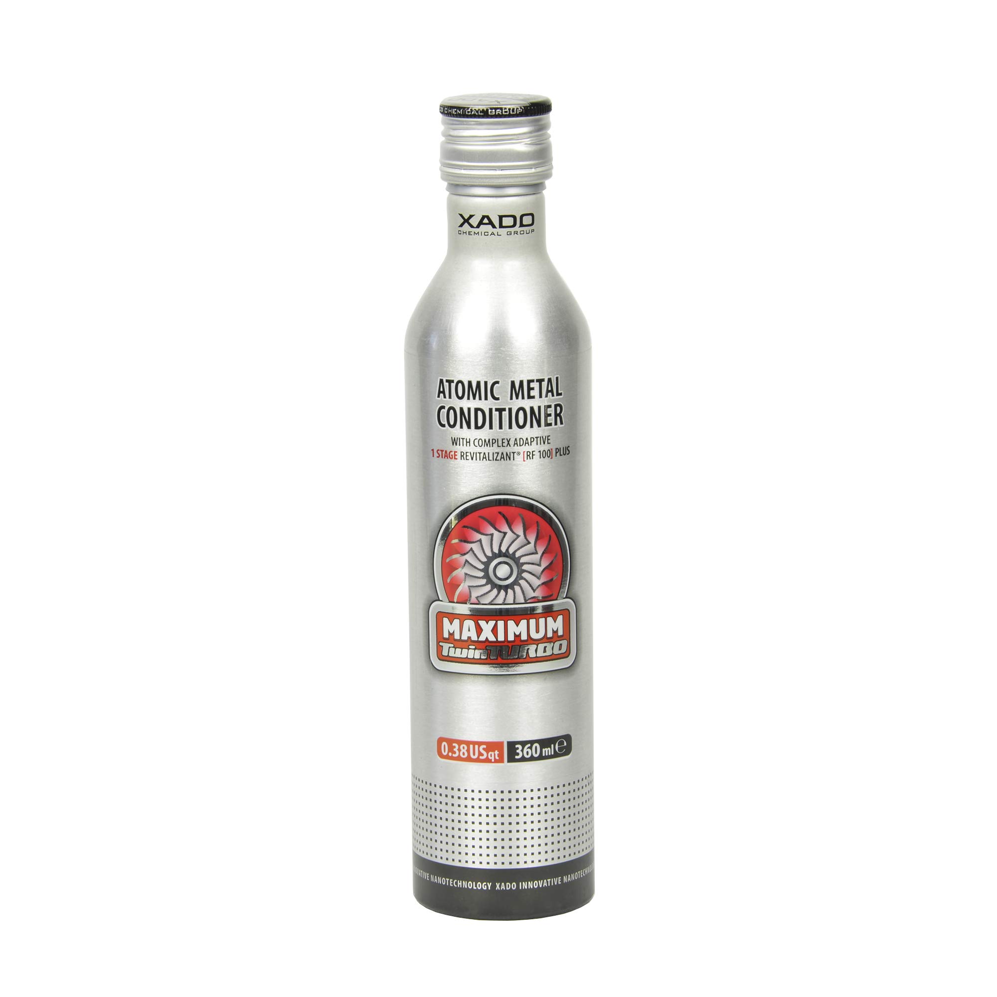 XADO 1 Stage Maximum Twin Turbo, protección para el motor, regenera, contra el desgaste, aditivo para aceite con Revitalizant (360ml)