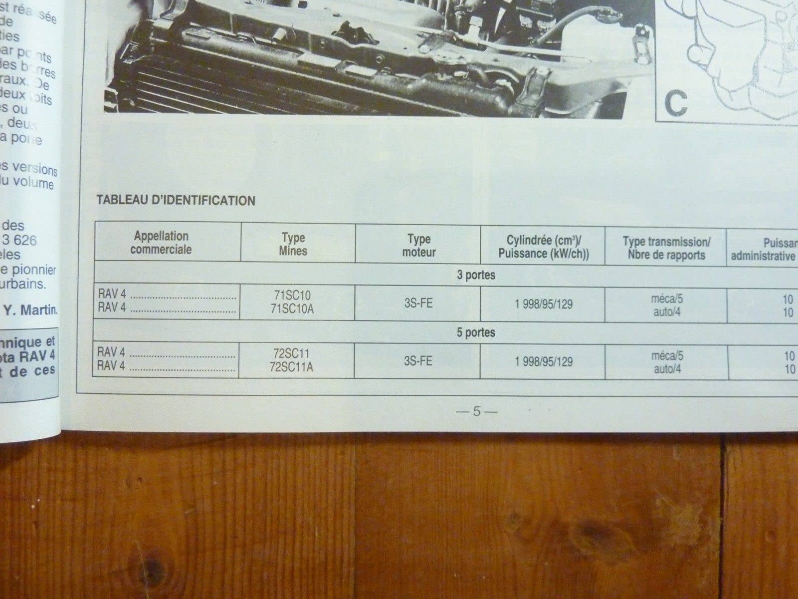 E.T.A.I - Revue Technique Automobile 597 - TOYOTA RAV4 I - 1994 à 2000