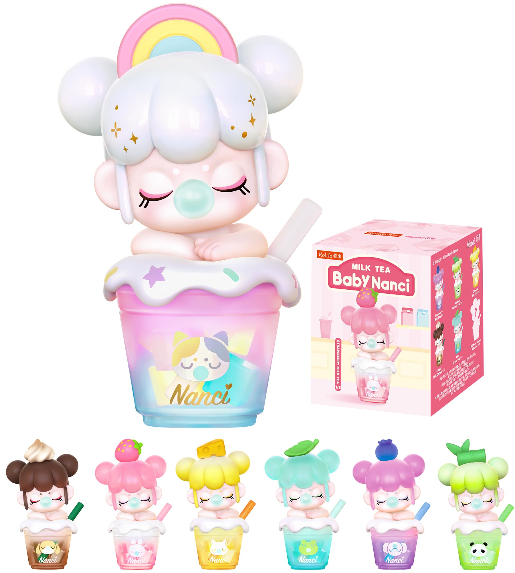 Amazon.com: Rolife Nanci Blind Box-Milk Tea Series, 1PC Random