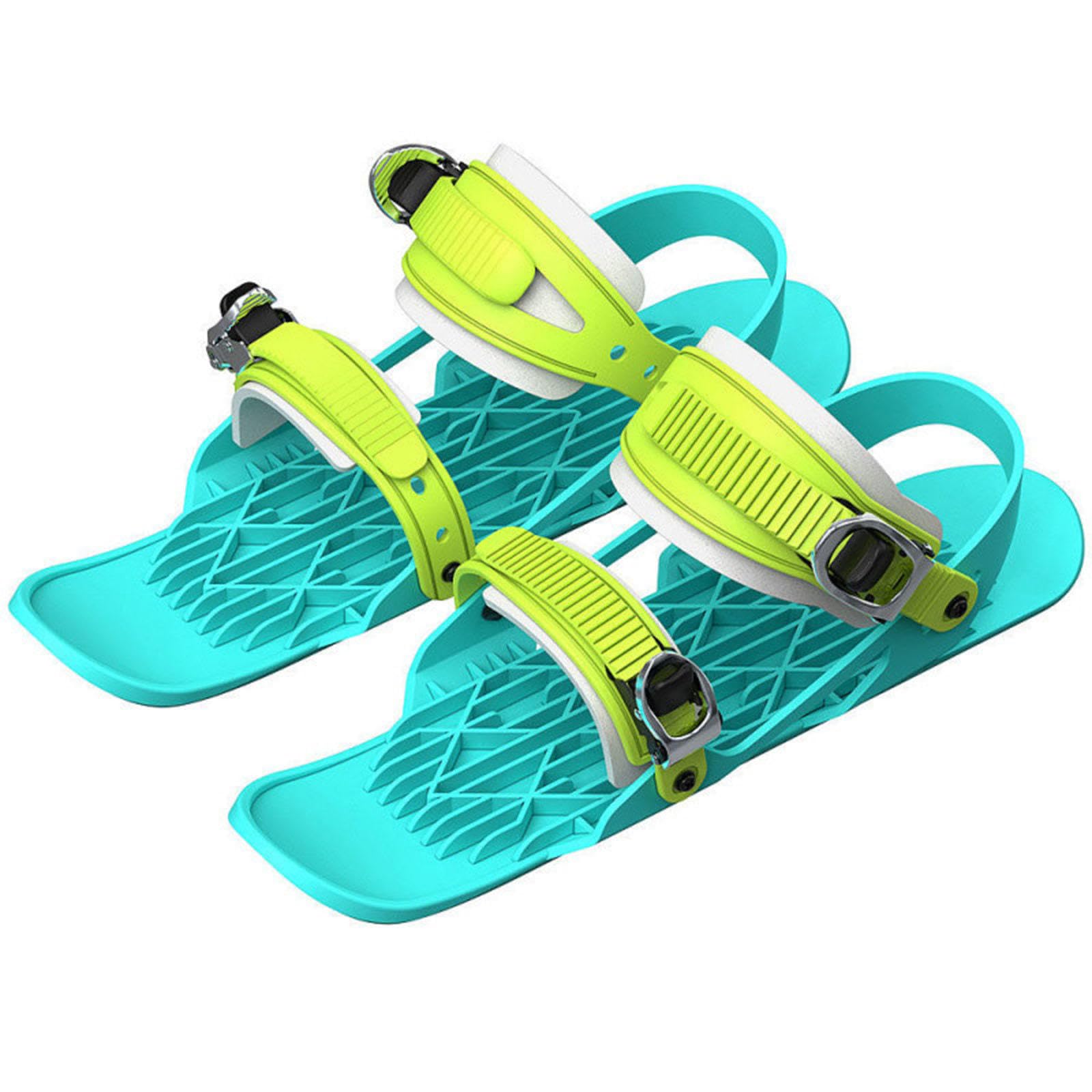 Scarpe da Sci Regolabili per Adulti Mini Pattini da Sci Sci da Pattinaggio Attaccati agli Scarponi da Sci Sci All'aperto Taglia Unica Colore Migliora La Tua Esperienza,A
