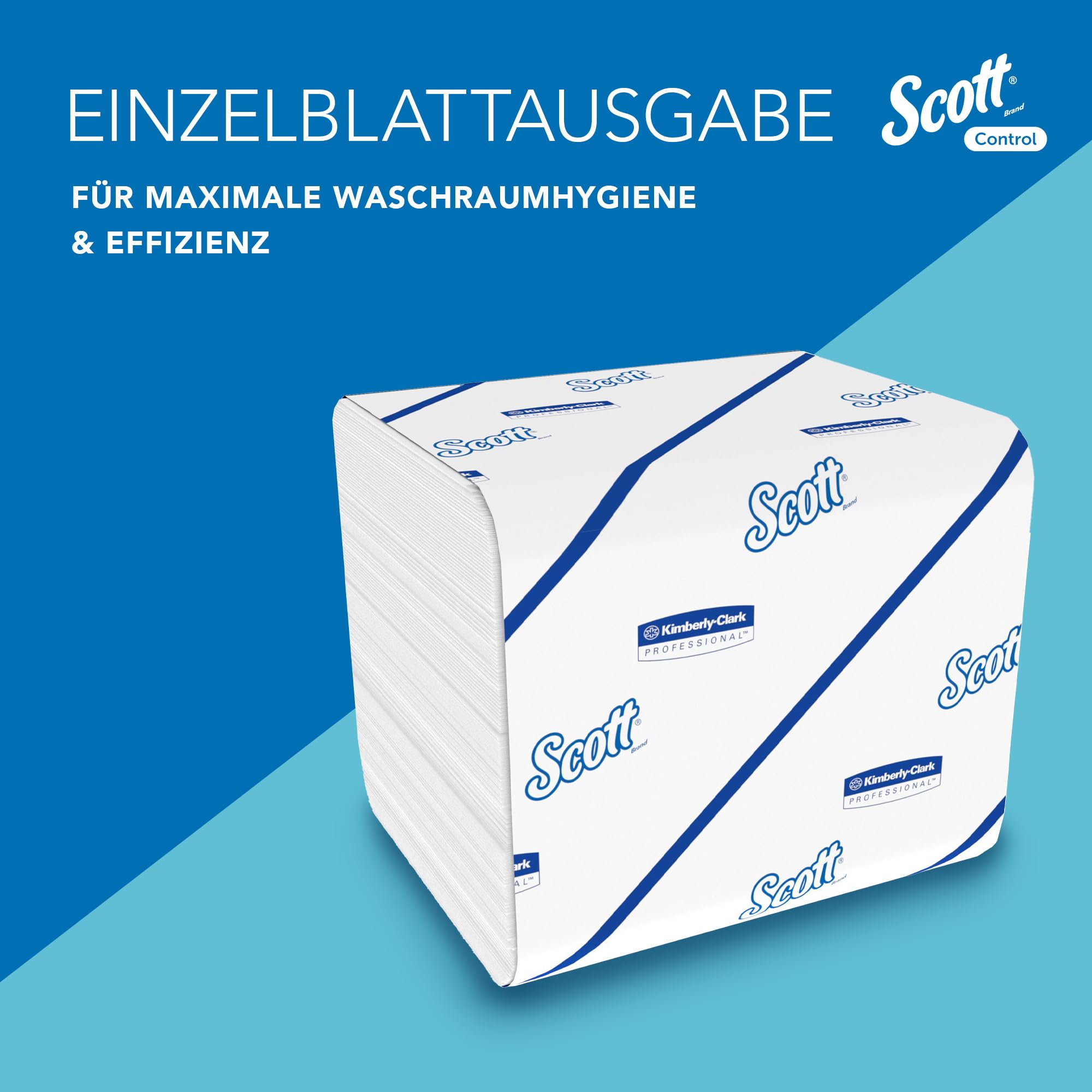 Scott Control Einzelblatt-Toilettenpapier 8508 – 2-lagiges Toilettenpapier – 36 Packungen x 250 Blatt (9.000 Blatt)