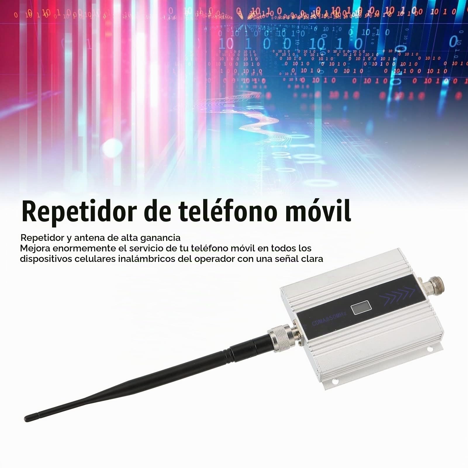Yinhing Booster de Señal del Teléfono Celular para El Mejor de los Casos en Casa El Mejor Mejor del Repetidor Móvil Aumenta 4G LTE 5G Todos los Transportistas de hasta 150 Usuarios con (Enchufe de