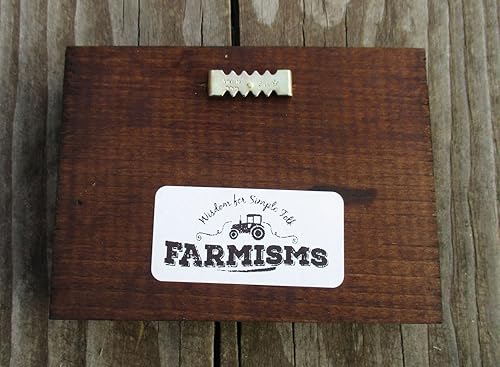 Miniatura 3 de Farmisms Señales inspiradoras de madera rústica de 4 x 3 para la vida de la granja del campo, el abono sucede