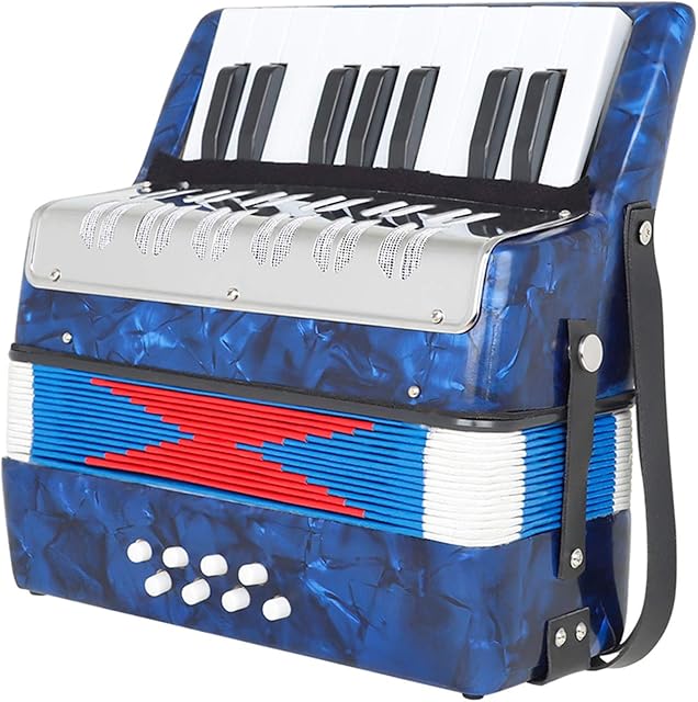 Sharplace 17 Key Professional Mini Accordion Educational Musical Instrument for Kids Adults