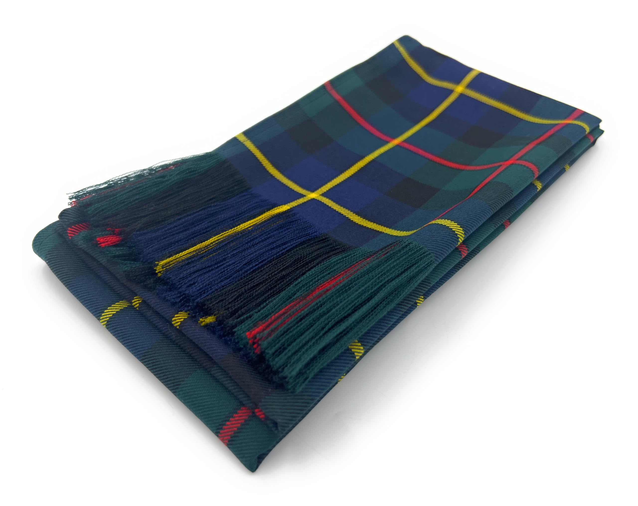 Tartan Tweeds Women's Macleod Modern Clan Tartan Sashes, Girls Tartan Fringed Sash, Scottish Highland Dance, Wedding, Party, Fancy Dress 28Cm X 228Cm (Macleod Modern)