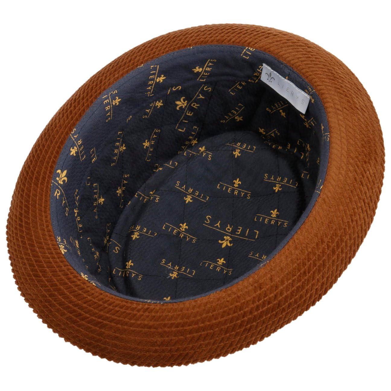LIERYS Classic Pork Pie Cordhut Made in Italy Herren Sommer Winter