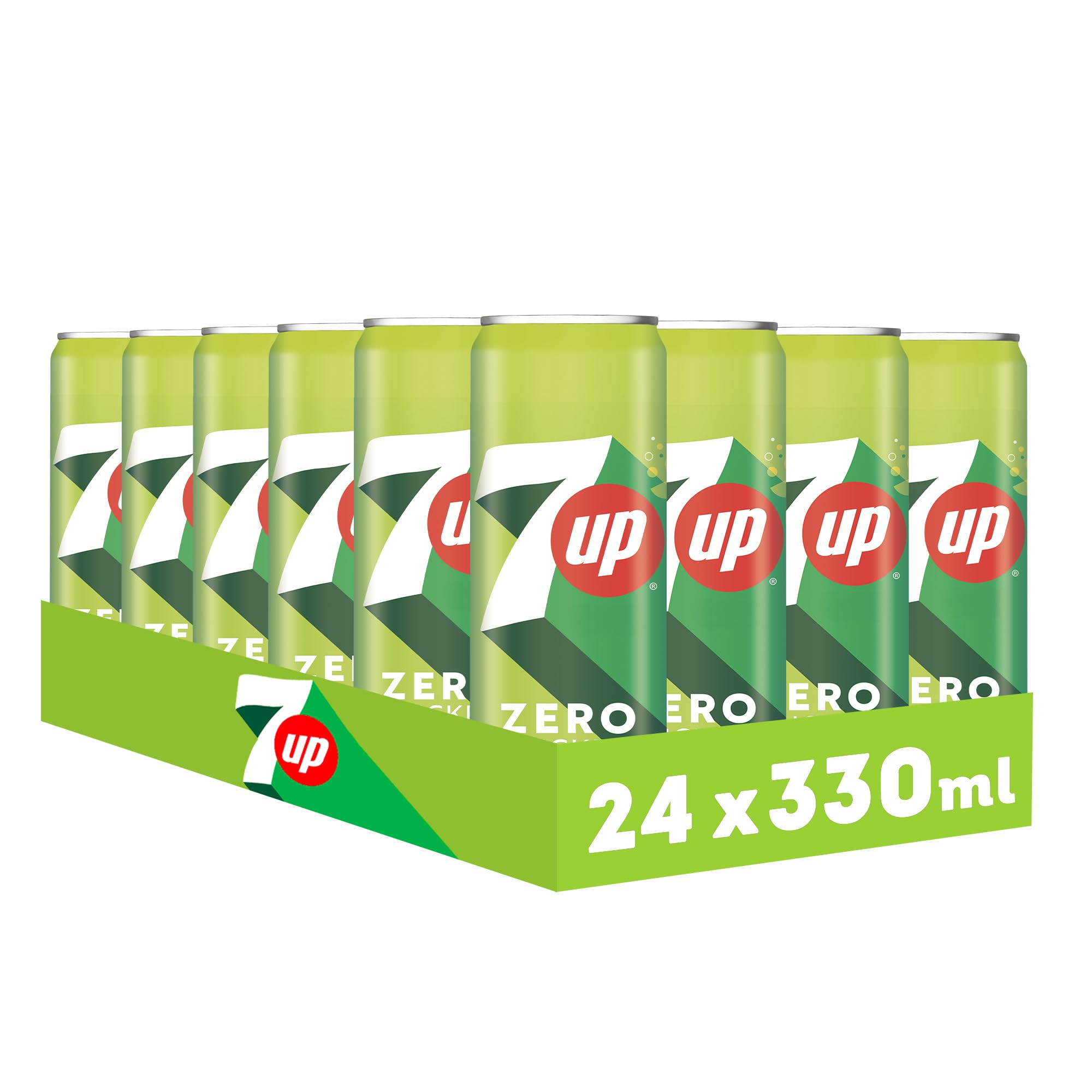 7UP ZERO 24 X 0,33L SLEEK CAN EUP (Packung mit 4)