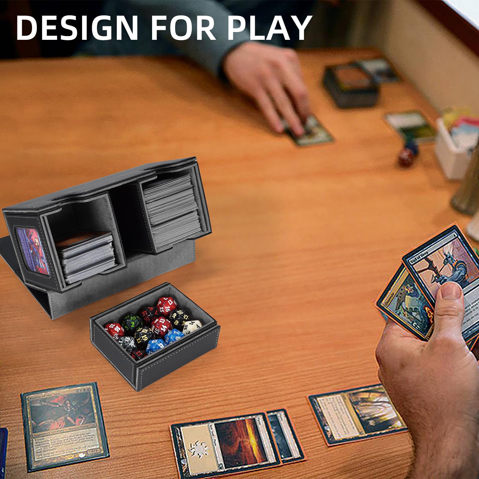 Magic: The Gathering カードスリーブバインダーとカード Amazon.co.jp: AFIING MTG コマンダーカード収納ボックス