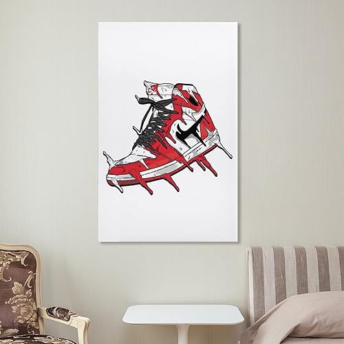 Miniatura 7 de Póster de tenis para correr, deportes, decoración de habitación de niños, pósteres artísticos (2) impresiones artísticas de pared en lienzo para