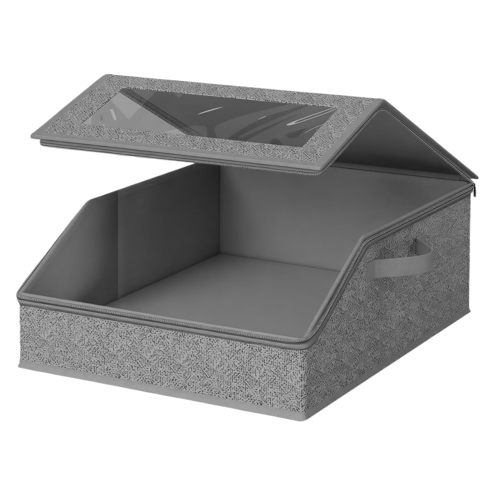 Boîte de rangement pour chapeaux avec fermeture éclair - Organisateur de vêtements pour la maison