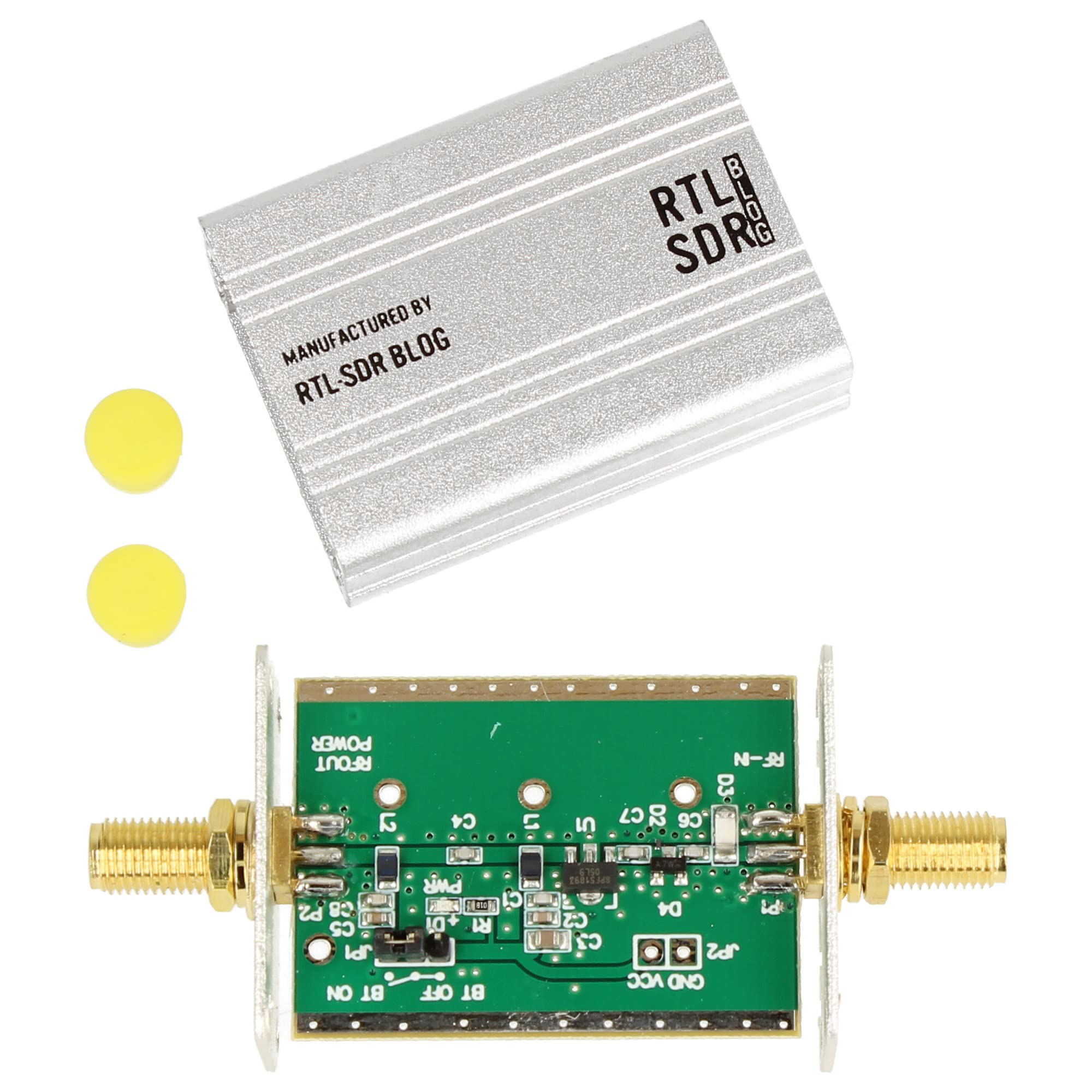 RTL-SDR Blog LNA Wideband Low Noise Amplificateur Bias Tee Powered + adaptateur