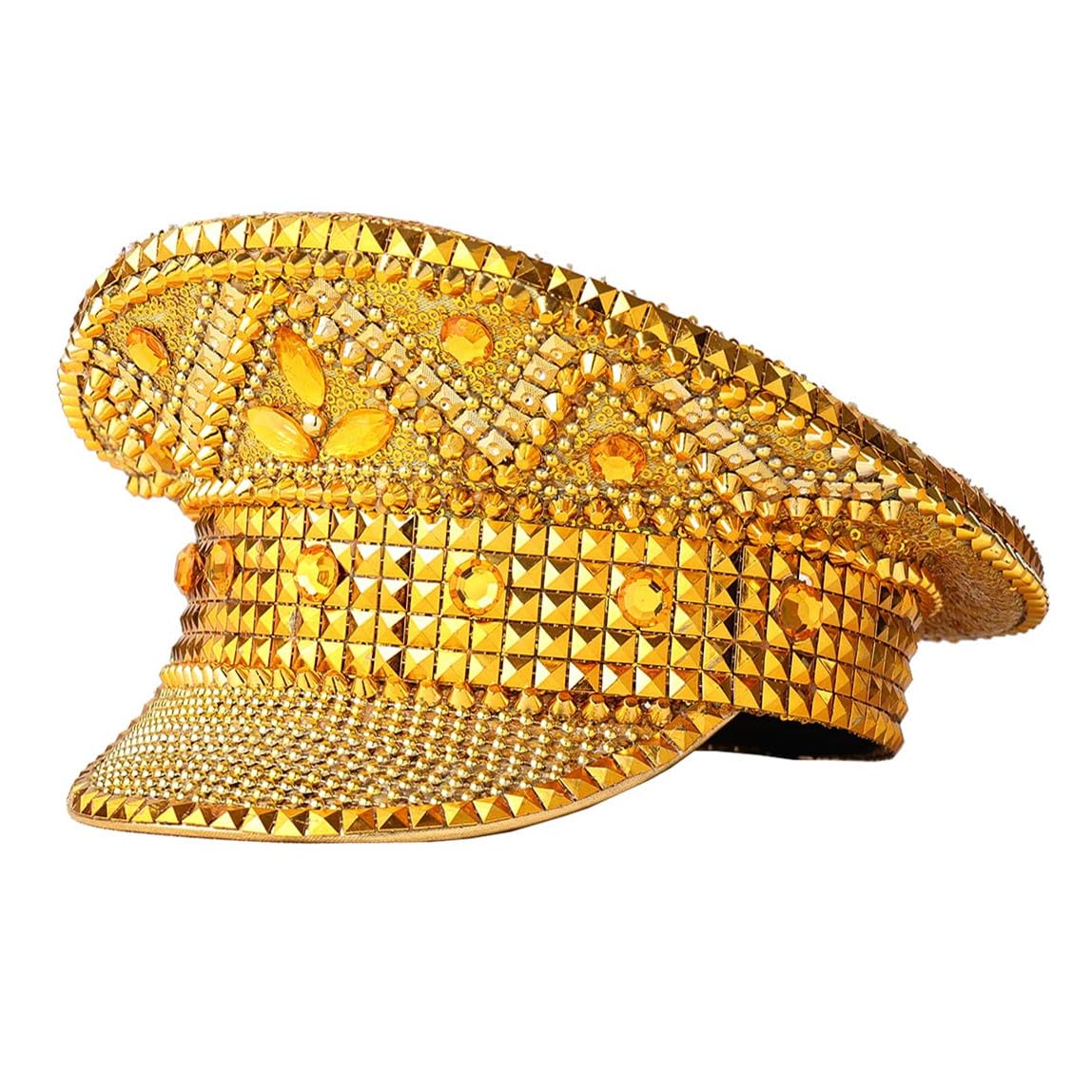 COSDREAMER Women's Burning Man Hat Festival Military Captain Party Hats โ image 1