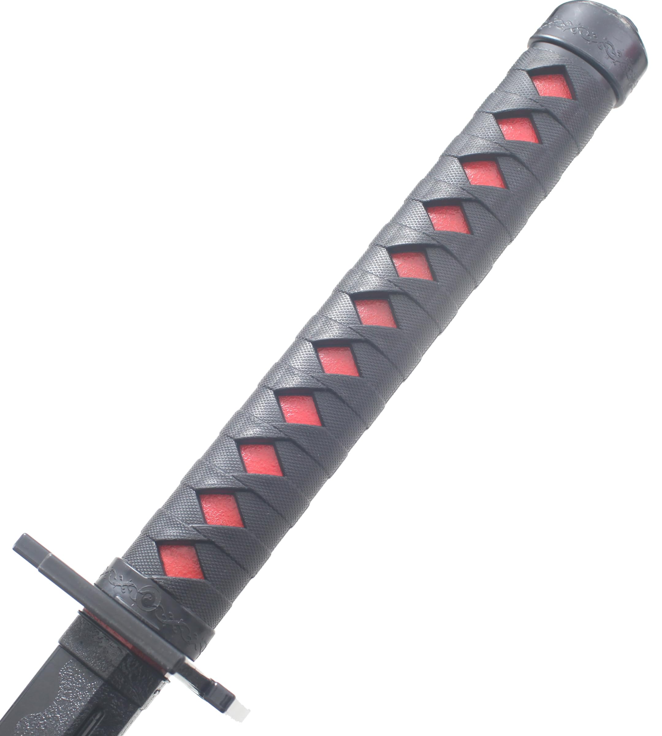 Pack 2 Katanas Tout en Polypropylene Noir Bleach Bankai Ichigo Sabre Entrainement Combat + Fourreau ABS Epee Bleach Katana