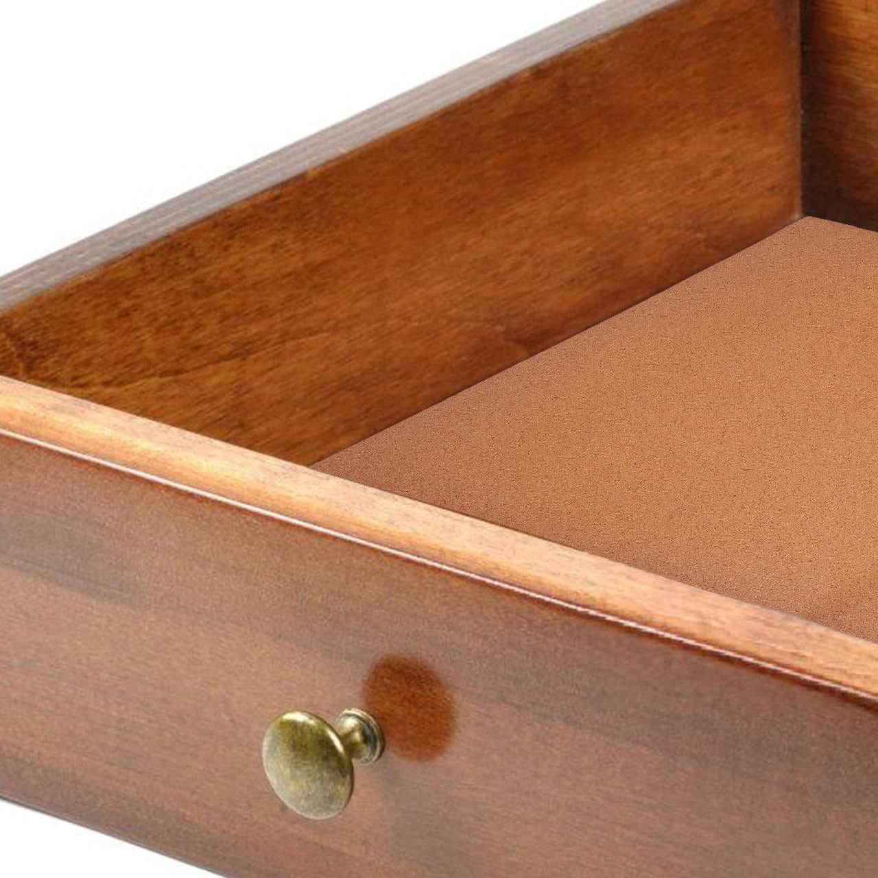 Gatuida 5sets Cork Pad Drawers Shelf Liner - Brown - 40.00x30.00 cm - 12000 sq cm - Kitchen & Bathroom Shelf & Drawer Liners