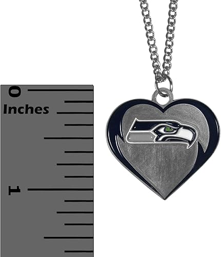 Miniatura 19 de Siskiyou Sports NFL unisex-adult Heart Necklace