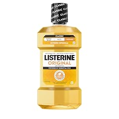 Listerine Original Intense Antiseptic Oral Care Mouthwash to Kill 99 9 of Germs That Cause Bad Breath Plaque