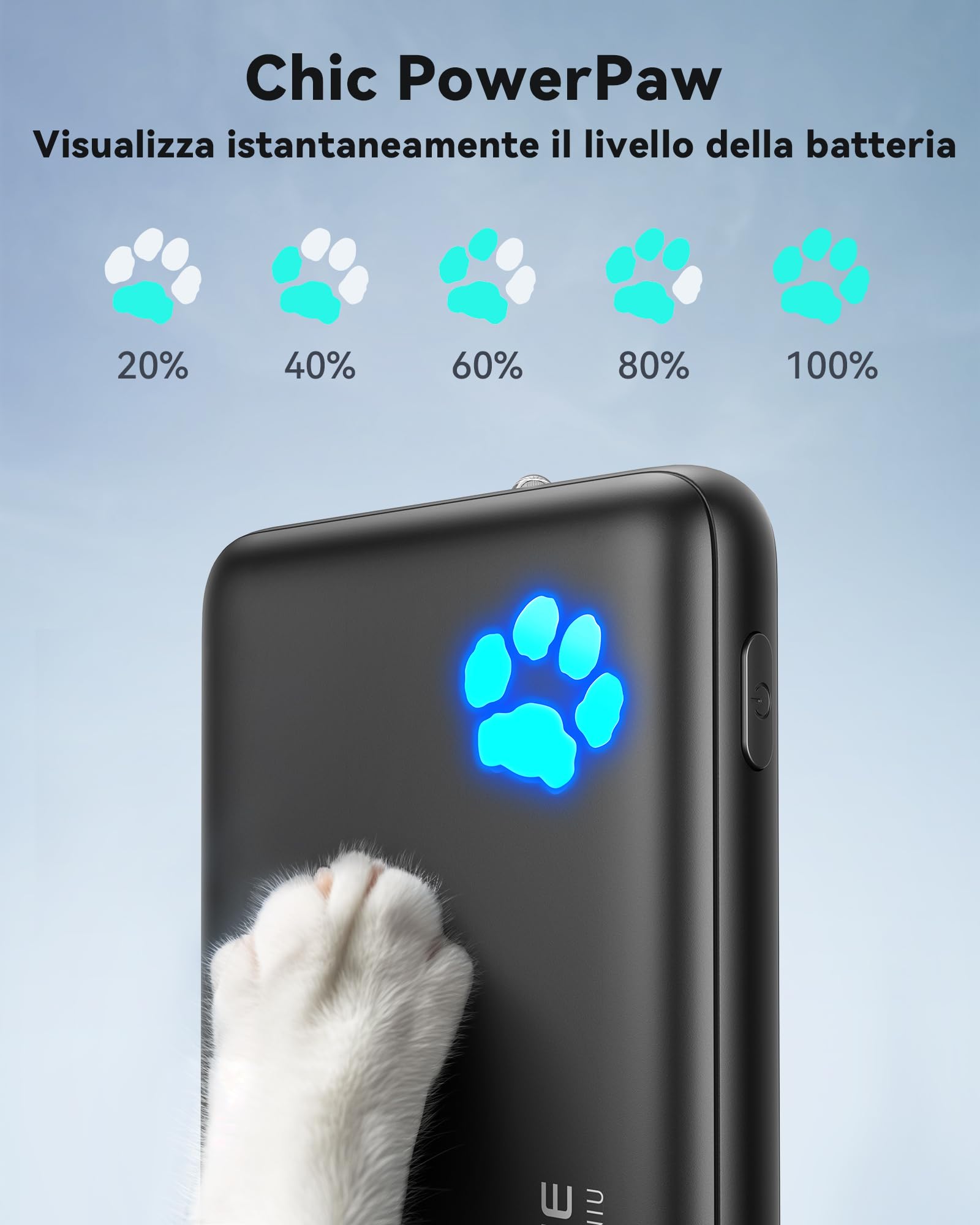 INIU Power Bank, Piccolo 45W Ricarica Rapida 10000mAh Caricatore Portatile — immagine 12 di 16