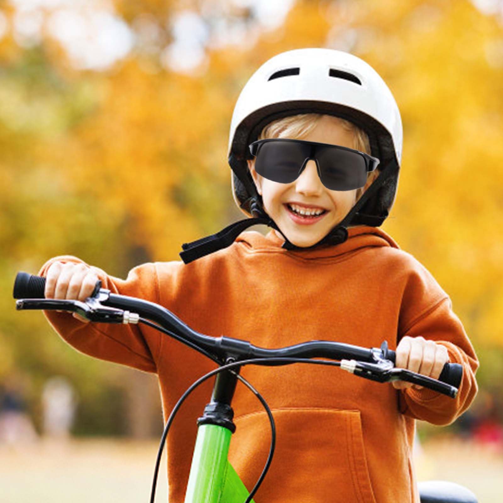 XIHIRCD 4 Paar Kindersportsonnenbrillen, Polarisiert Quecksilberlinse Sonnenbrillen Radfahren Sport Baseball Softball Golf Sonnenschutz Brillen für Jugendliche Jungen Mädchen