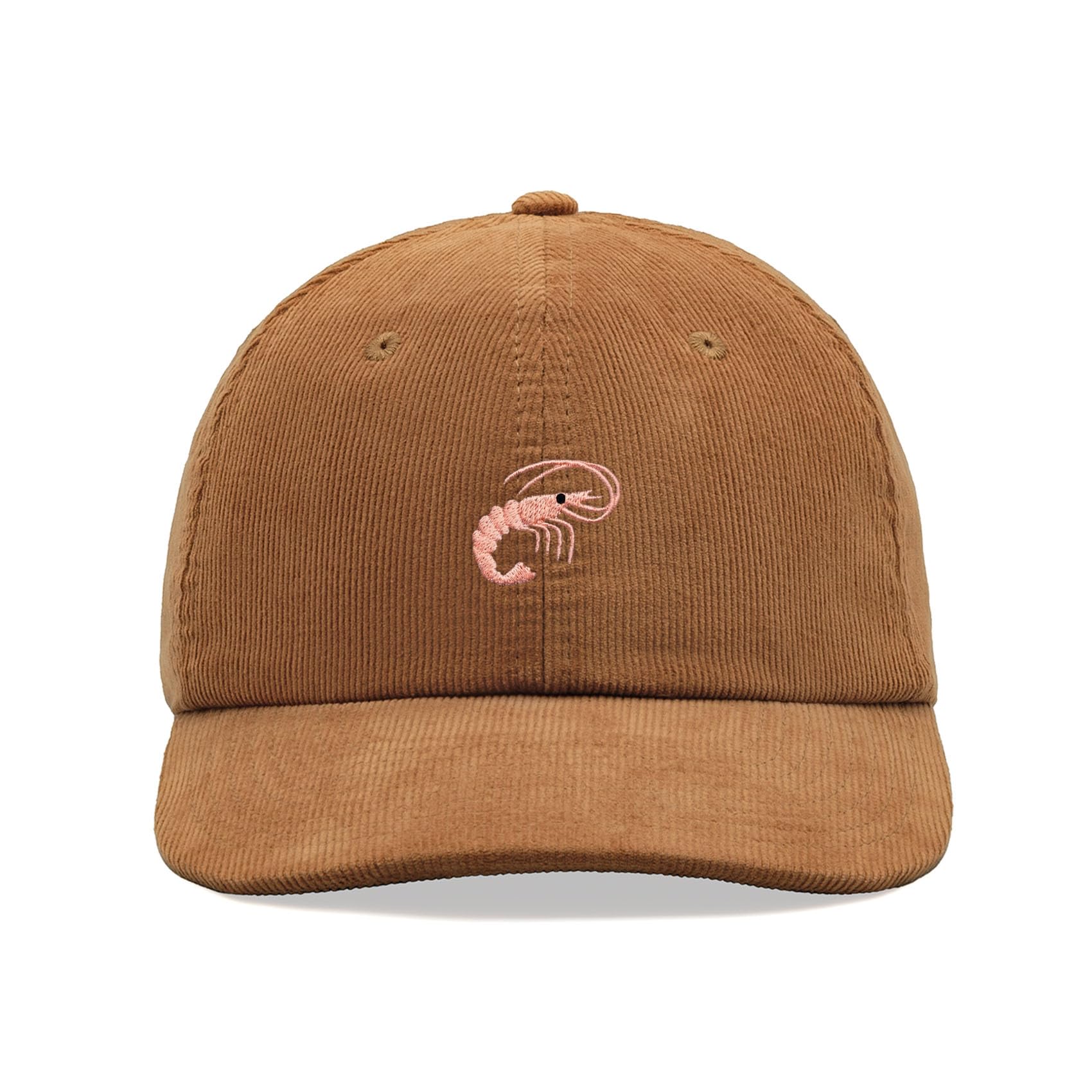 Cap Base Unisex Camel Shrimp Corduroy Baseball Cap Vintage Dad Hat Adjustable Fishing