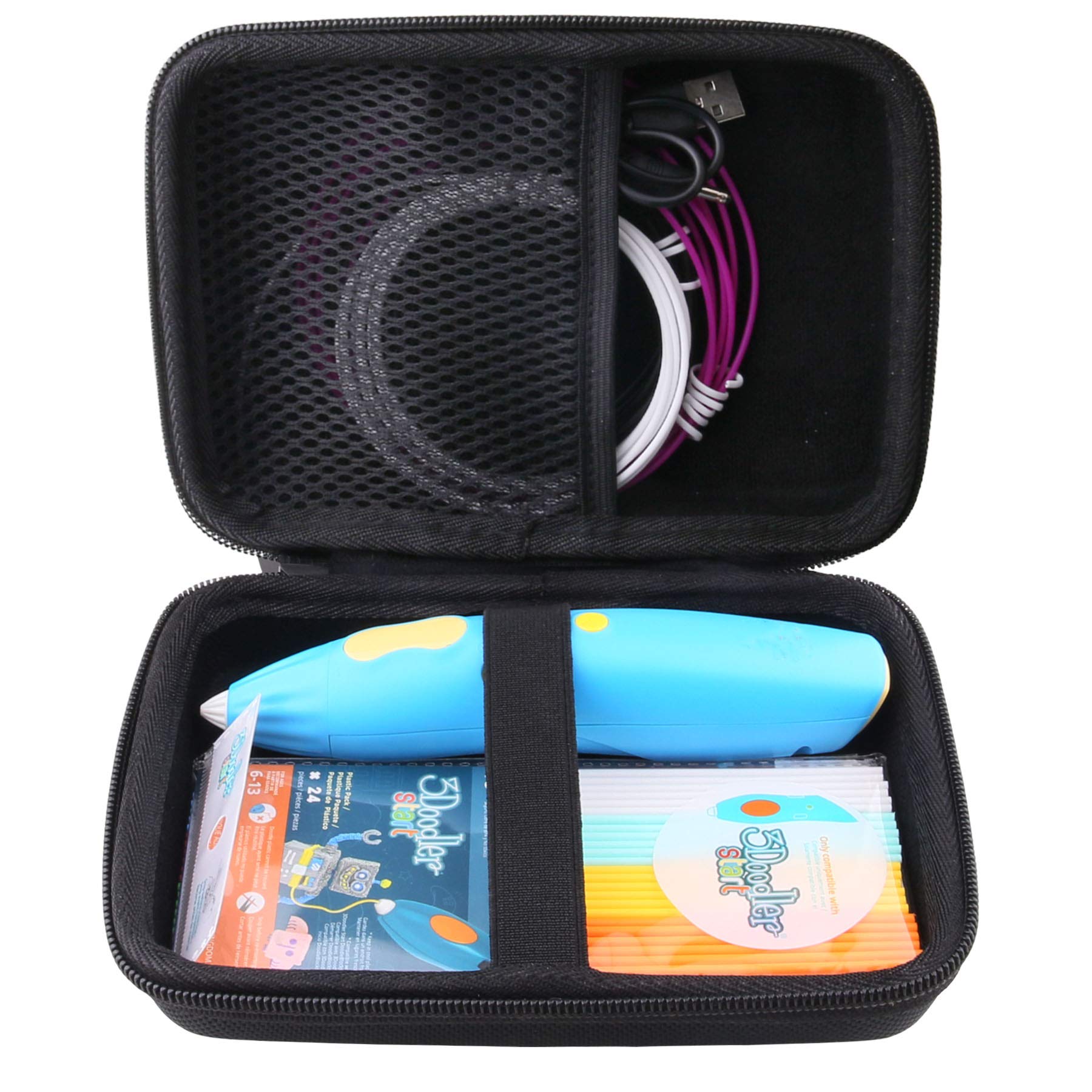 waiyu Hard EVA Carrying Case for Saker Contour Gauge (5 Inch Christmas Packaging) Profile Tool Lock Case (black)