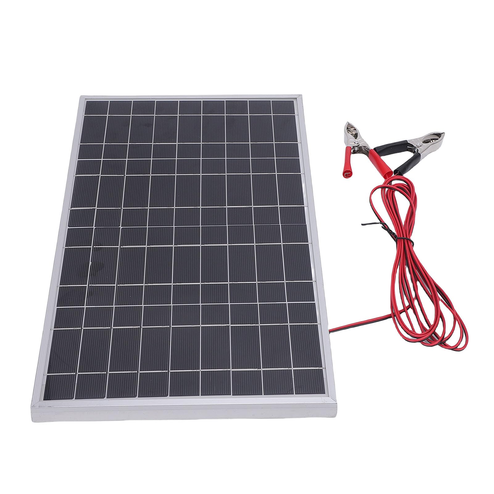 Pannello Solare Policristallino, 10W 12V Kit