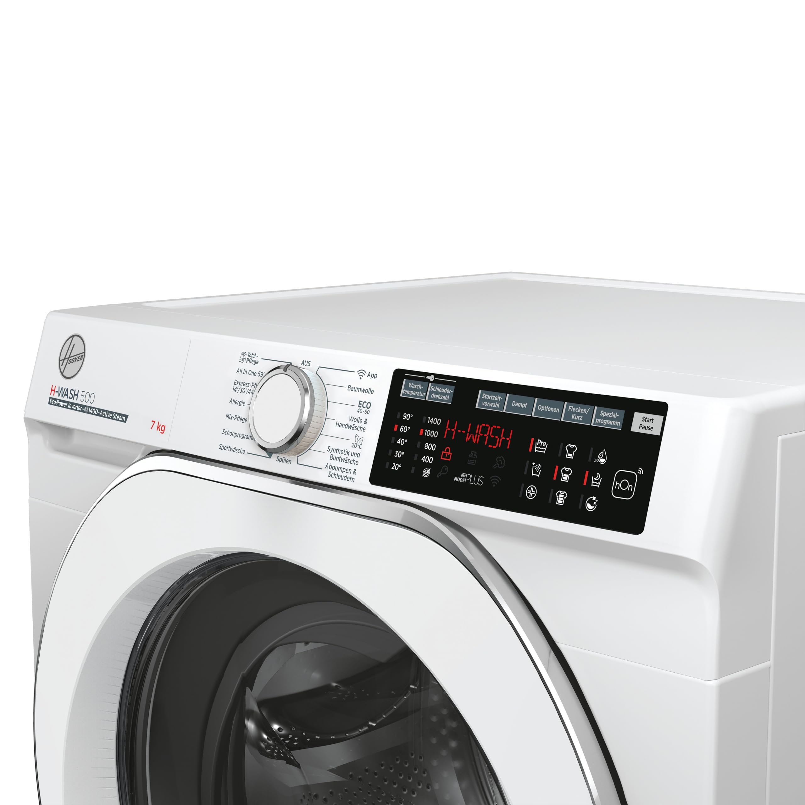 Hoover H-WASH 500 HWQ4 47AMC/1-84 Waschmaschine / 7 kg / A / Wi-Fi und Bluetooth / Eco Power Inverter Motor / Dampfprogramm | 1-84 Waschmaschine, Wi-Fi und Bluetooth, Eco Power Inverter Motor, Dampfprogramm