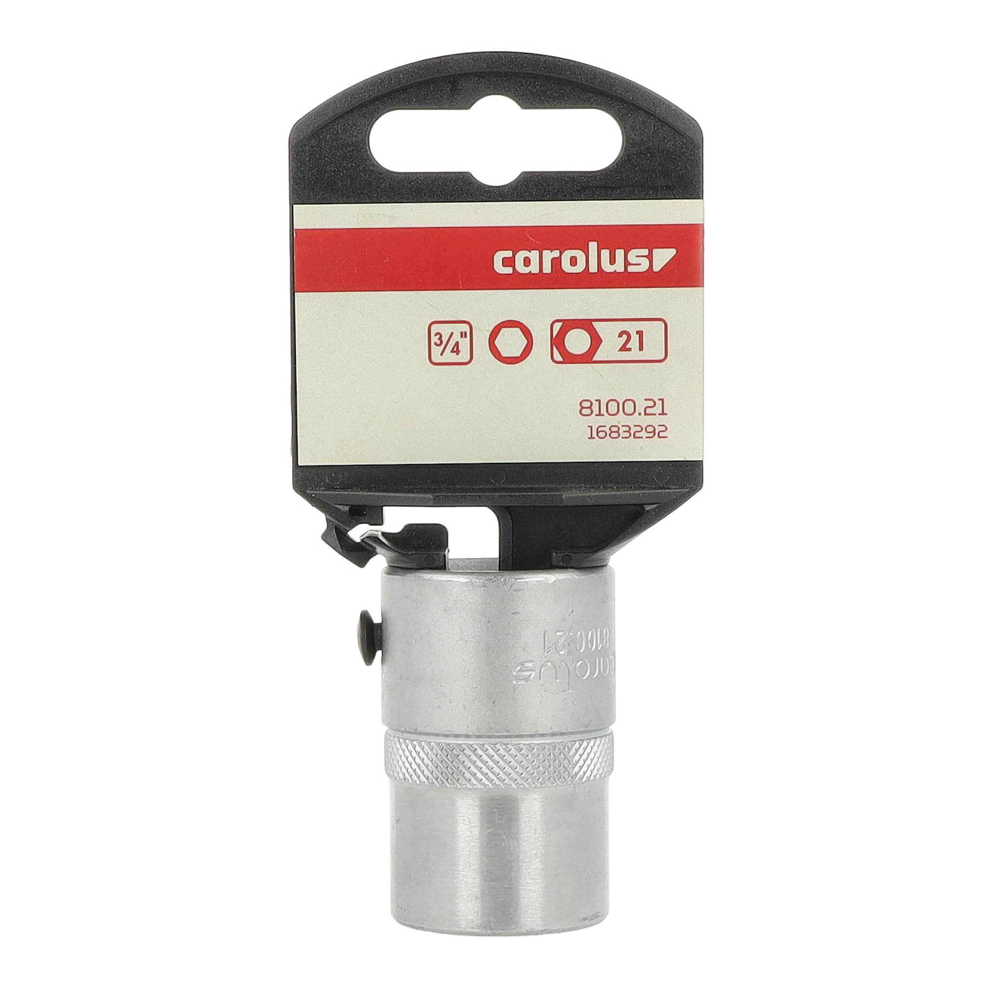 Carolus 5180.160 Hex Socket 21 mm 3/4 Inch, 8100.21