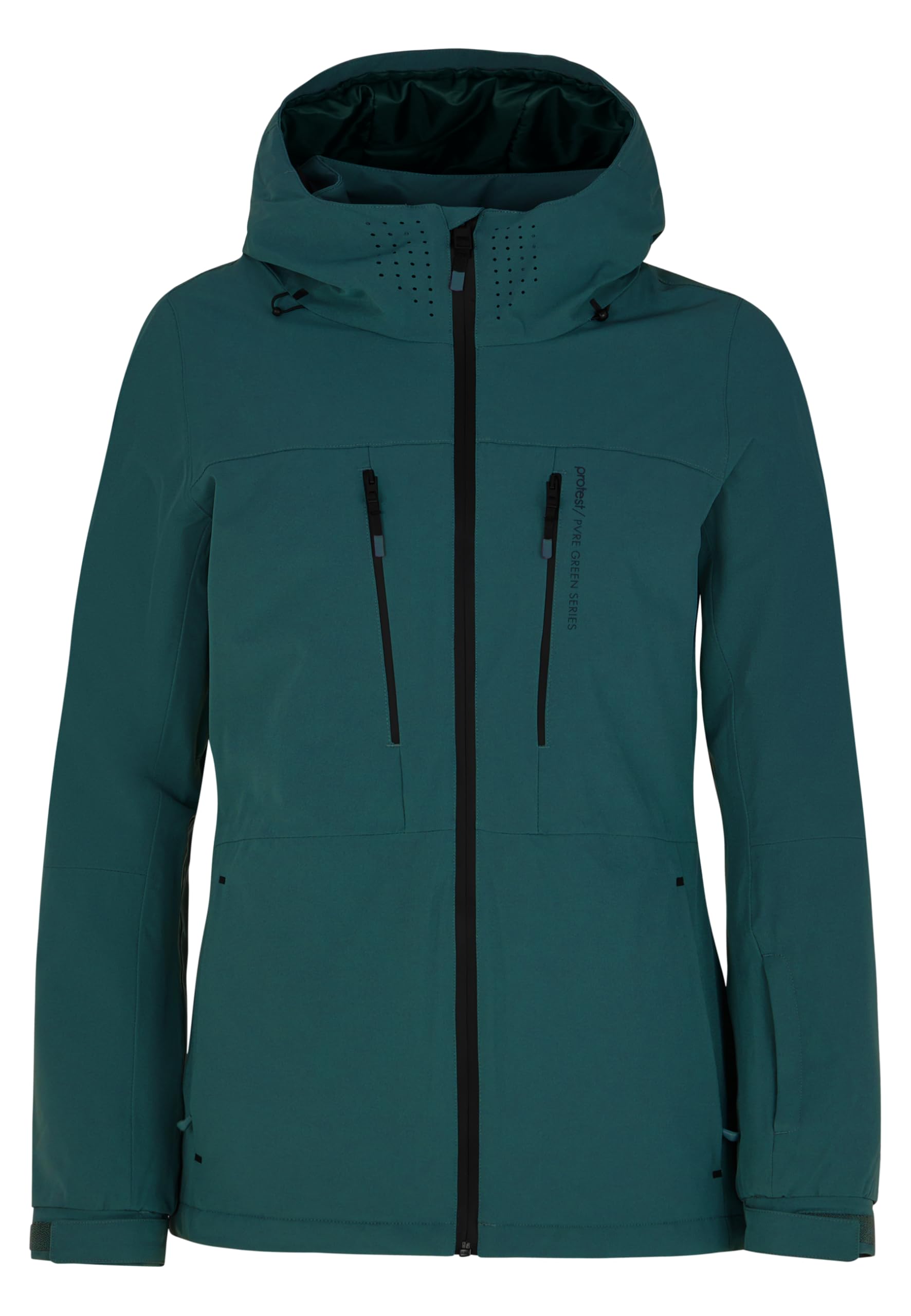 Protest PRTBEVERLY Women's Ski and Snowboard Jacket, Rainstorm Blue, 8