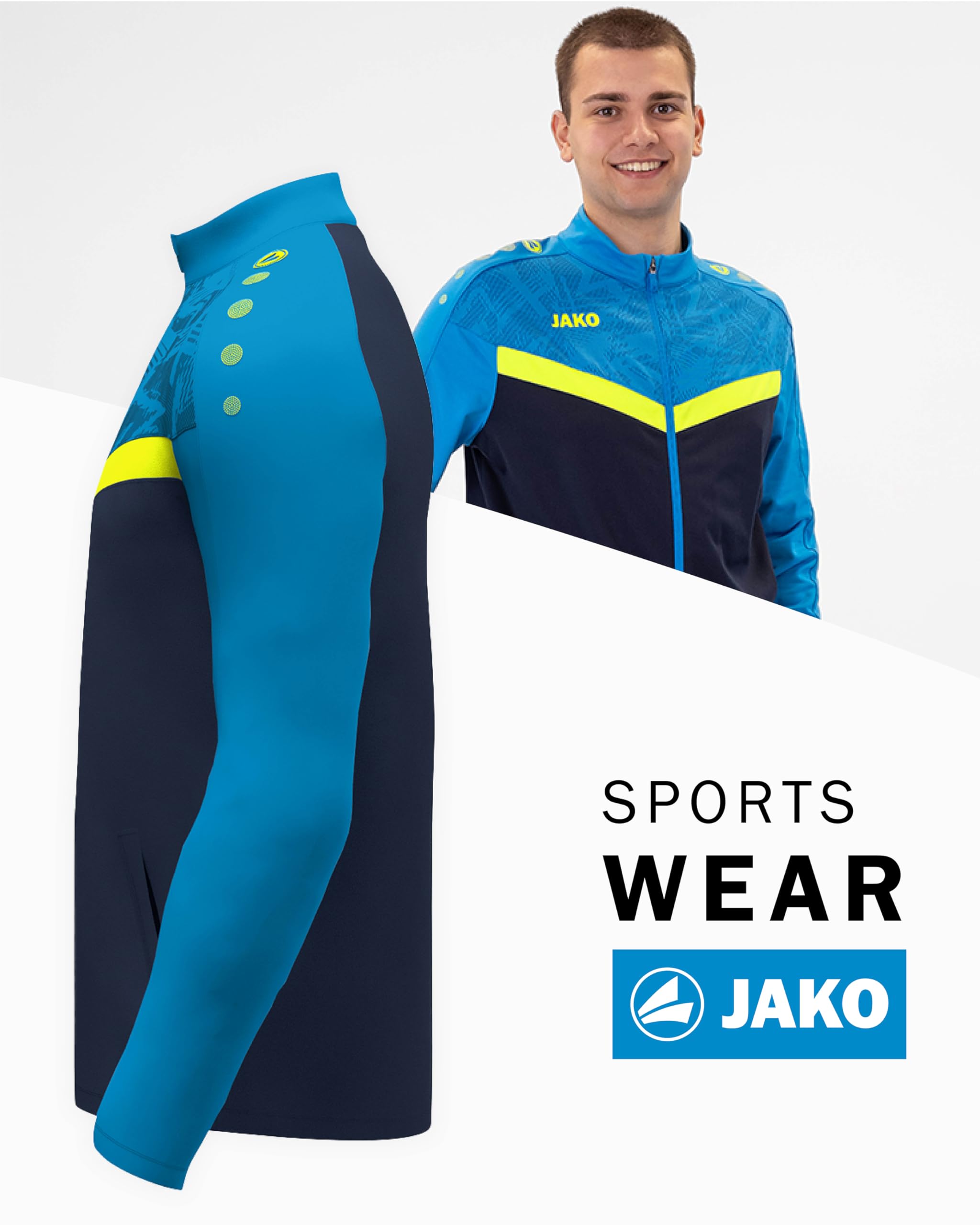 JAKO Kinder Polyesteranzug Iconic Trainingsanzug 1er Pack