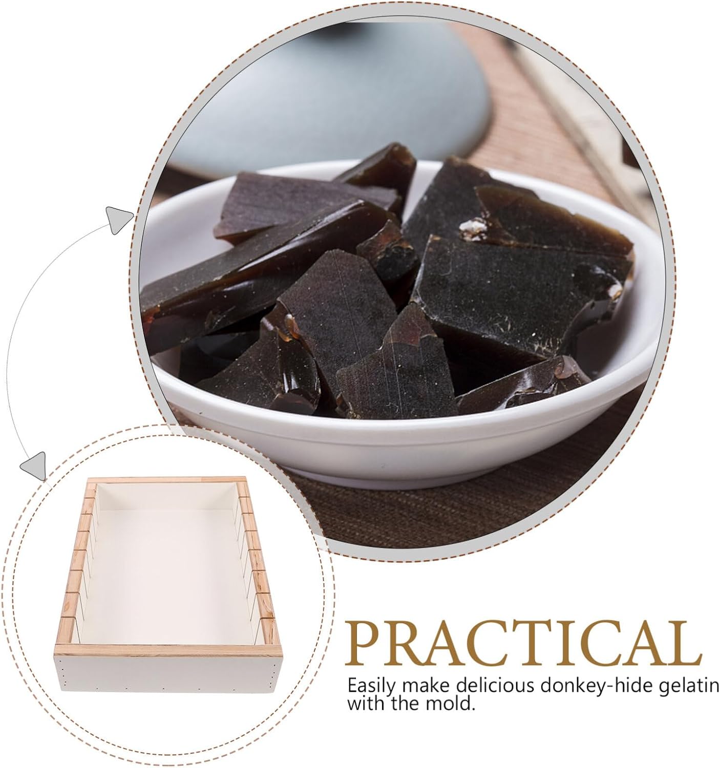 UPKOCH Homemade Nougat Press Mold Nougat Making Tool for Artisan Donkey-hide Gelatin Solid Design for Crafting Sweet Treats for Diy Enthusiasts